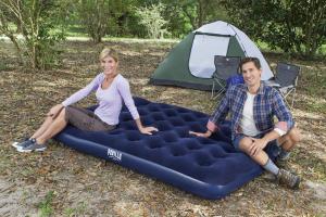 Colchon Bestway Airbed Queen con bomba de pie  203x152x28cm. 67226
